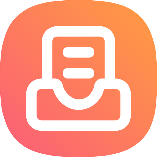 Letter Generic gradient fill icon