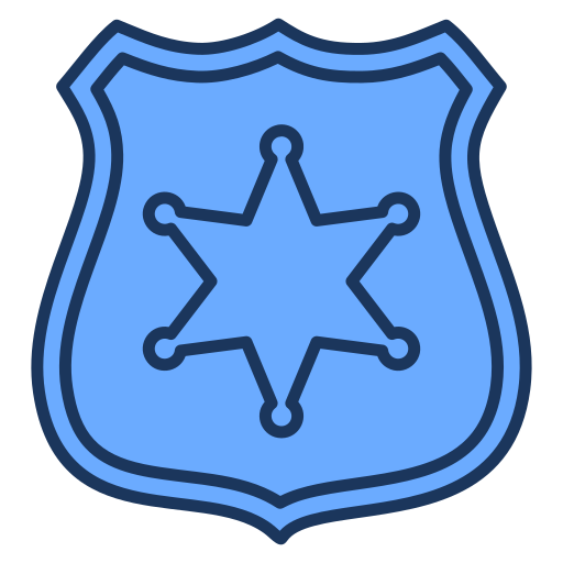 Badge sheriff Generic color lineal-color icon