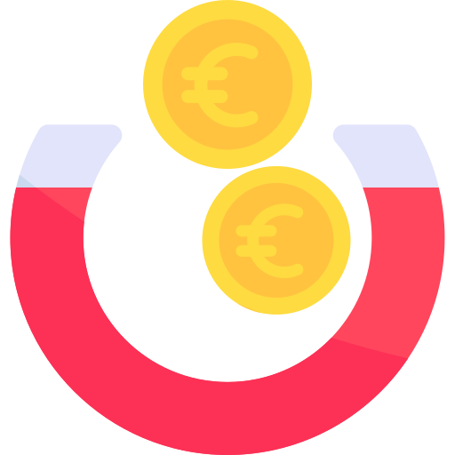 Money attracting Generic color fill icon