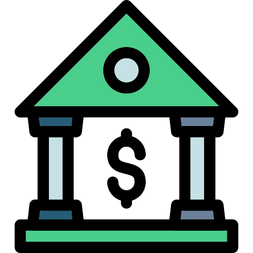 Bank Generic color lineal-color icon