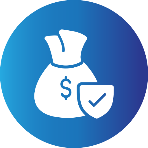 Money protection Generic gradient fill icon