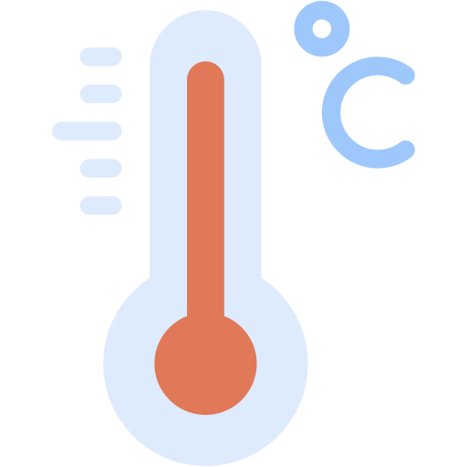 temperatura calda Generic color fill icona