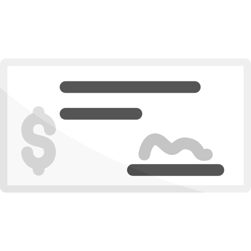 chèque bancaire Generic color fill Icône