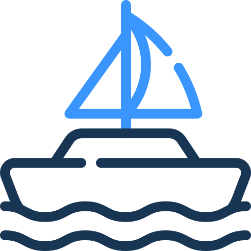 barco de vela Generic color outline icono