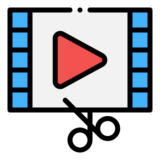 edición de video Generic color lineal-color icono