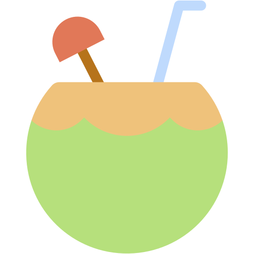 agua de coco Generic color fill icono