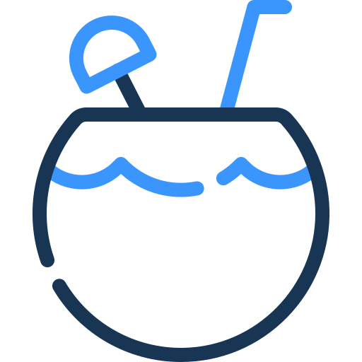 kokosnusswasser Generic color outline icon