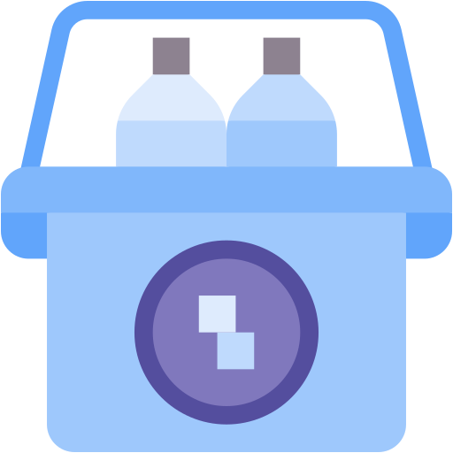 caja de hielo Generic color fill icono