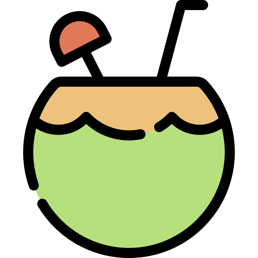 코코넛 워터 Generic color lineal-color icon