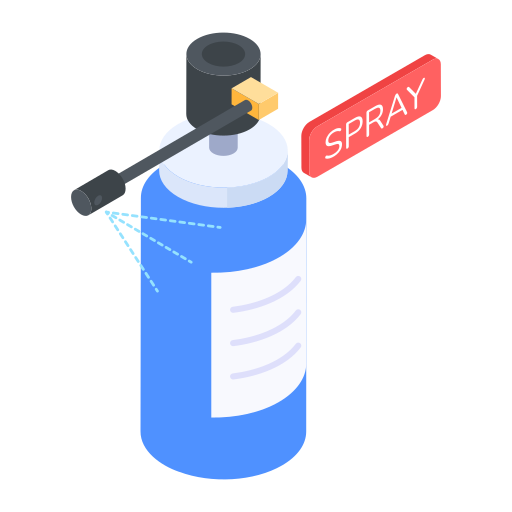 spray pour la gorge Generic color fill Icône