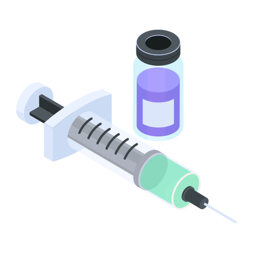szczepionka Generic color fill ikona