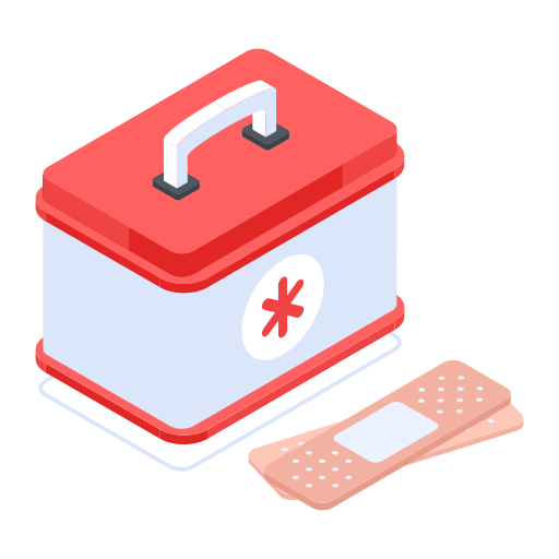 First aid kit Generic color fill icon