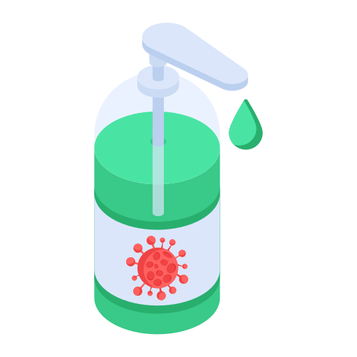 Sanitizer Generic color fill icon