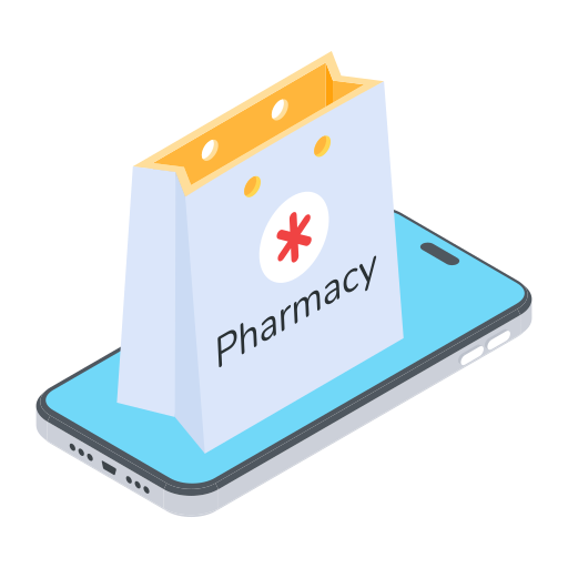 Pharmacy online Generic color fill icon