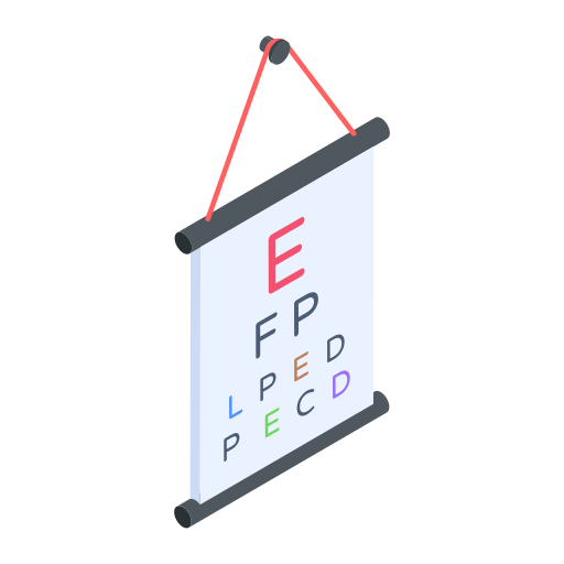 Eye test Generic color fill icon