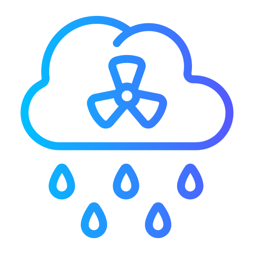 Acid rain Generic gradient outline icon