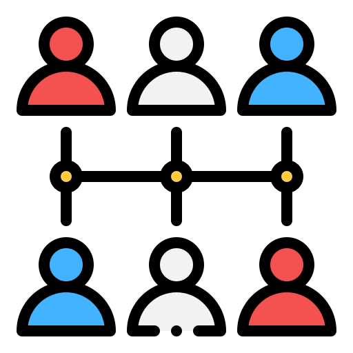 organización Generic color lineal-color icono
