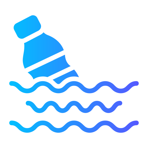 Water pollution Generic gradient fill icon