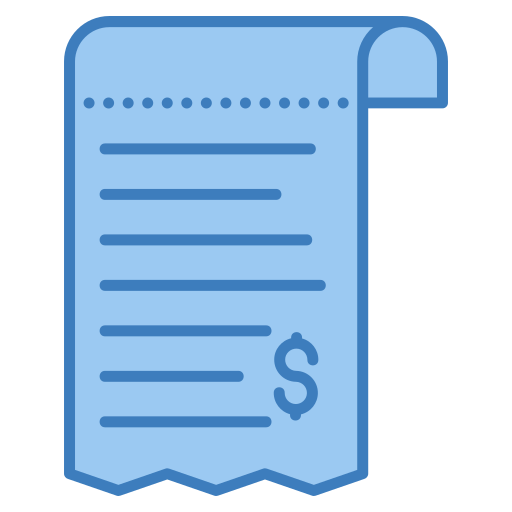 Receipt Generic color lineal-color icon