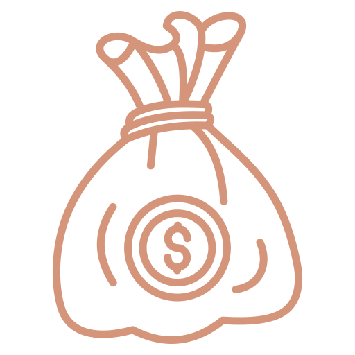Money sack Generic color outline icon