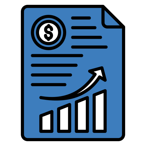 Bar chart Generic color lineal-color icon