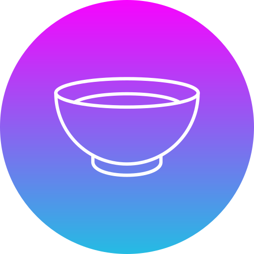 丼鉢 Generic gradient fill icon