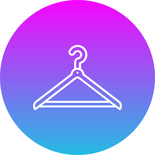 Clothes hanger Generic gradient fill icon