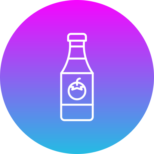 Sauce bottle Generic gradient fill icon