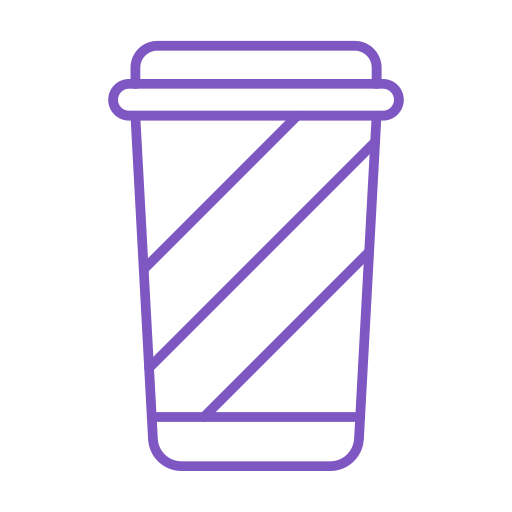 Пластиковая кружка Generic color outline иконка