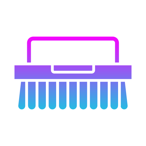 Cleaning brush Generic gradient fill icon