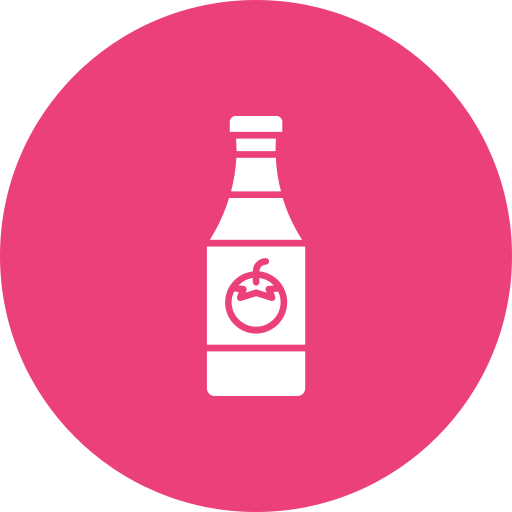 Sauce bottle Generic color fill icon