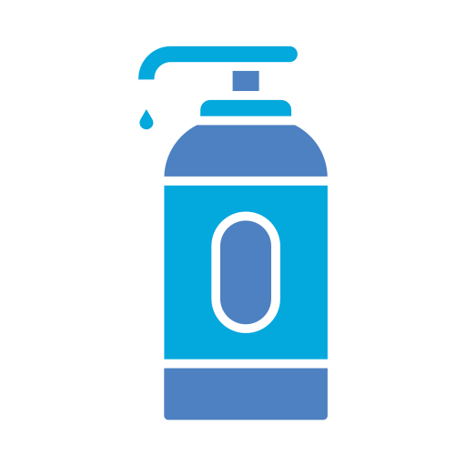 butelka mydła Generic color fill ikona