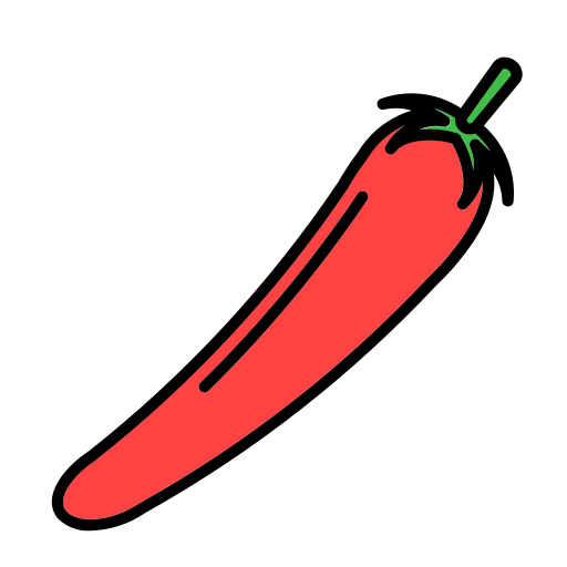 papryczka chili Generic color lineal-color ikona