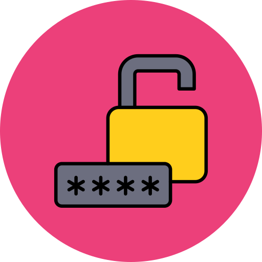 Unlocked Generic color lineal-color icon