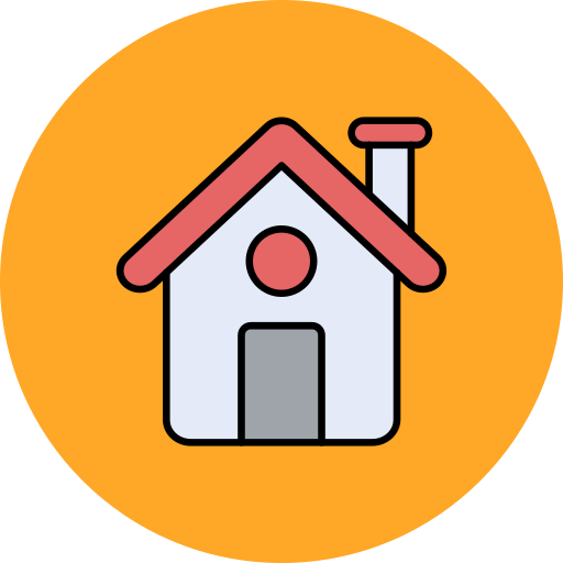bungalow Generic color lineal-color icon