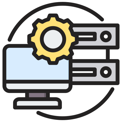 Digital storage Generic color lineal-color icon