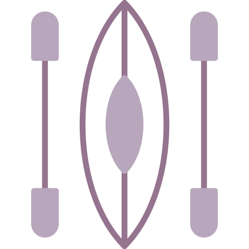 kajak Generic color lineal-color icon