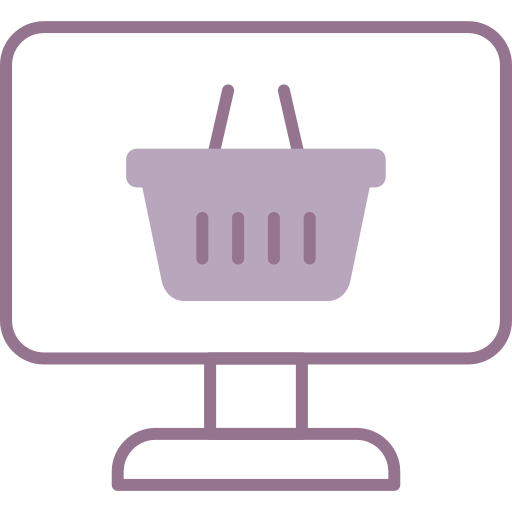 온라인 쇼핑 Generic color lineal-color icon