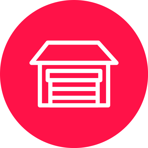 Garage Generic color fill icon