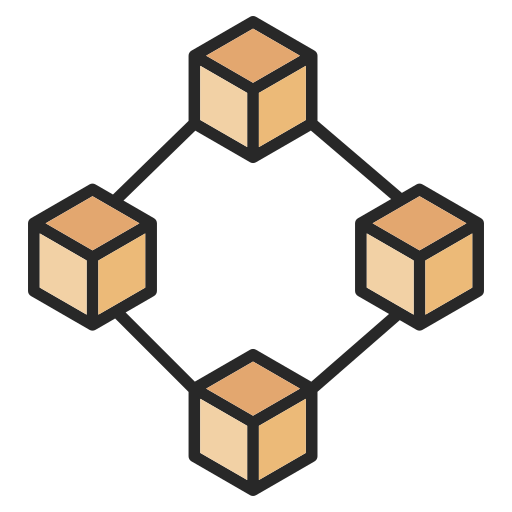 blockchain Generic color lineal-color ikona