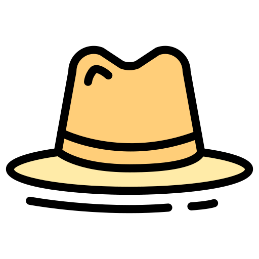 шляпа Федора Generic color lineal-color иконка