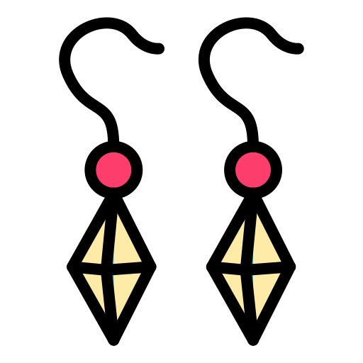 orecchini Generic color lineal-color icona