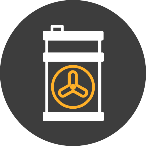 Storage tank Generic color fill icon