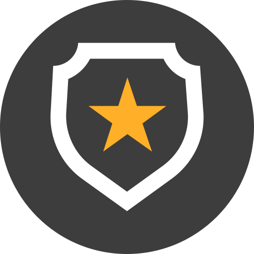 Rank badge Generic color fill icon