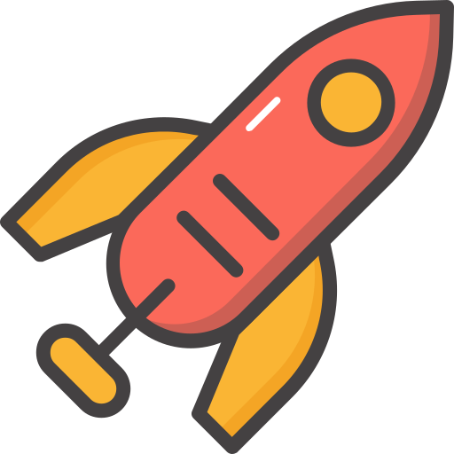 Missile rocket Generic color lineal-color icon