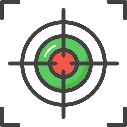 Aim target Generic color lineal-color icon