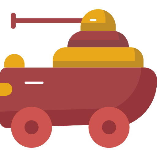 carro armato dell'esercito Generic color fill icona