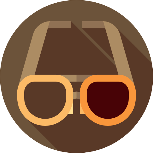 okulary słoneczne Flat Circular Flat ikona