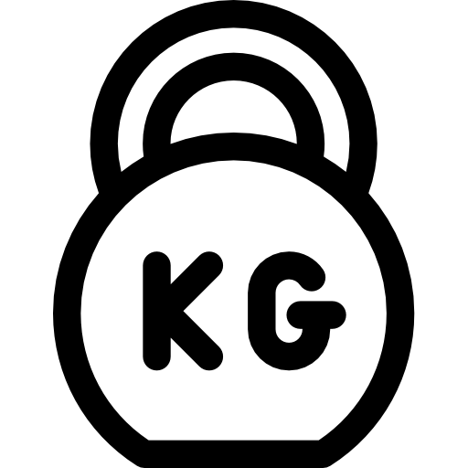 peso Basic Rounded Lineal icona