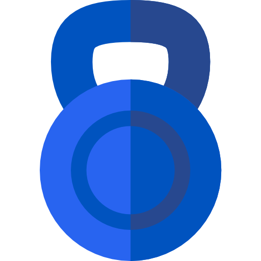 Kettlebell Basic Rounded Flat icon